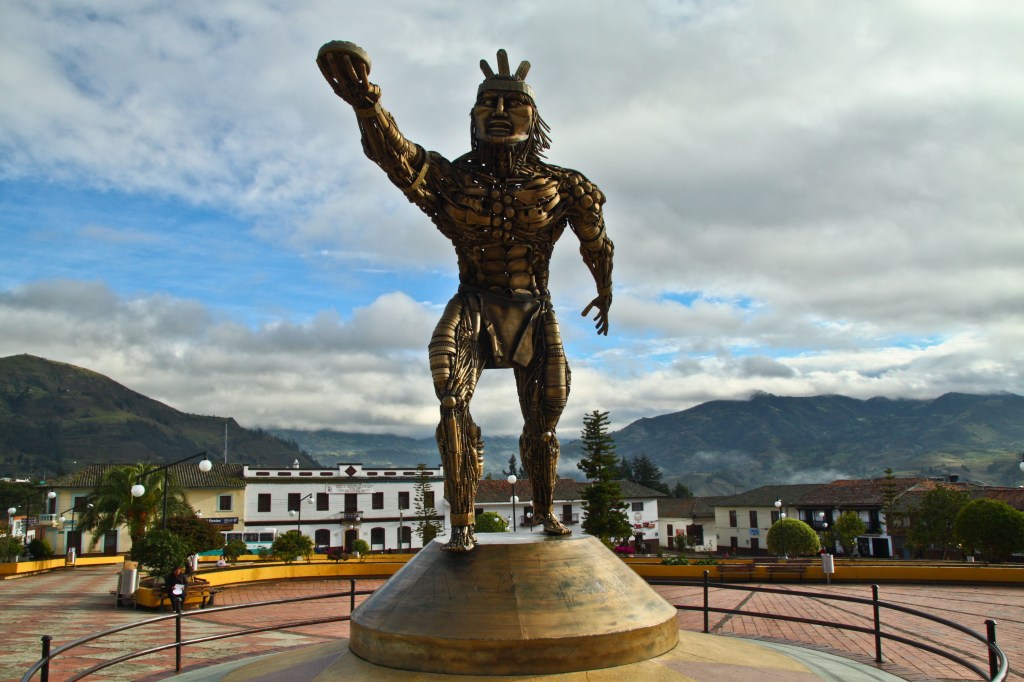 Turmequé tejo statue