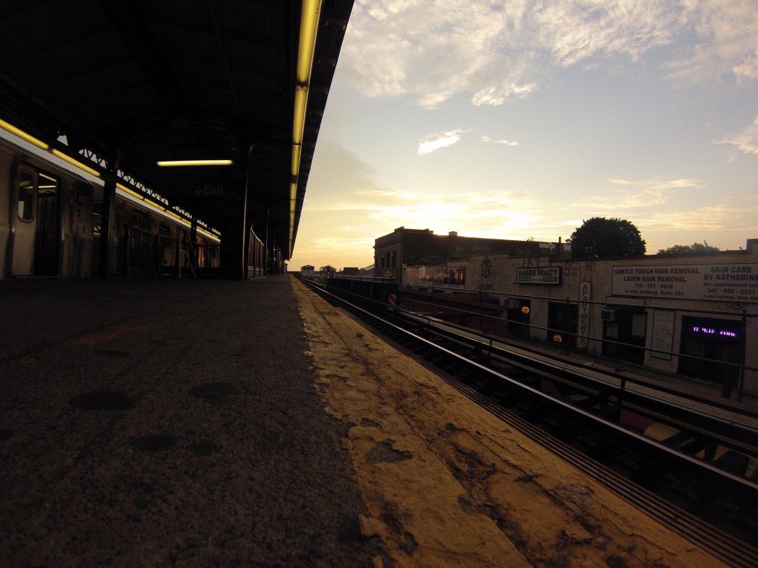Sunrise in Queens, NY.